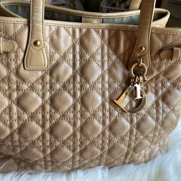 Christian Dior Small /Medium Cannage Panarea Tote - Picture 4 of 16